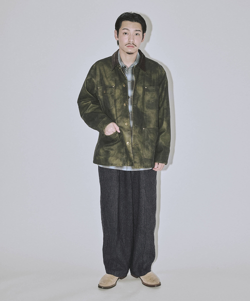 JOURNAL STANDARD J.S HOMESTEAD(ジャーナルスタンダードホームステッド)の「J.S.Homestead / モルキュール インフレーション スラックス(スラックス・メンズ・ベージュ/チャコールグレー/ブラック・MEDIUM/LARGE)」の4枚目の写真