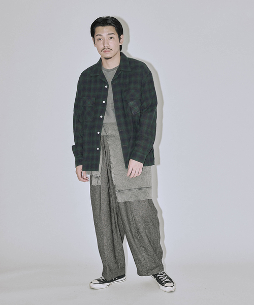 JOURNAL STANDARD J.S HOMESTEAD(ジャーナルスタンダードホームステッド)の「J.S.Homestead / モルキュール インフレーション スラックス(スラックス・メンズ・ベージュ/チャコールグレー/ブラック・MEDIUM/LARGE)」の10枚目の写真