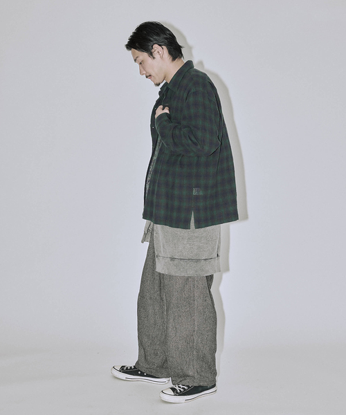 JOURNAL STANDARD J.S HOMESTEAD(ジャーナルスタンダードホームステッド)の「J.S.Homestead / モルキュール インフレーション スラックス(スラックス・メンズ・ベージュ/チャコールグレー/ブラック・MEDIUM/LARGE)」の11枚目の写真