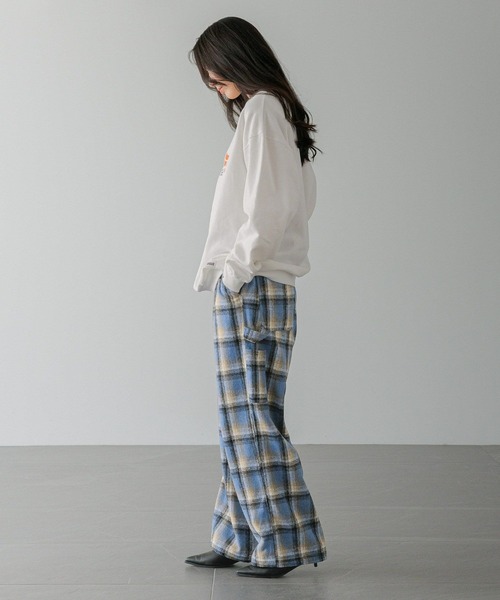 LOWRYS FARM(ローリーズファーム)の「【LFM(U)】シャギーチェックペインターパンツ 593296(その他パンツ・メンズ・ブラック/ブルー・MEDIUM/LARGE)」の18枚目の写真