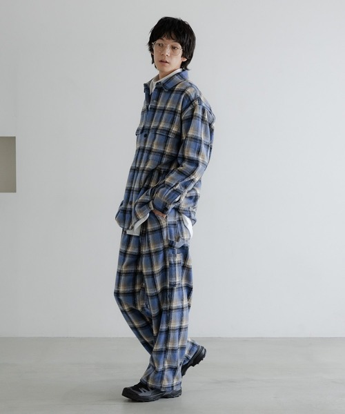 LOWRYS FARM(ローリーズファーム)の「【LFM(U)】シャギーチェックペインターパンツ 593296(その他パンツ・メンズ・ブラック/ブルー・MEDIUM/LARGE)」の21枚目の写真