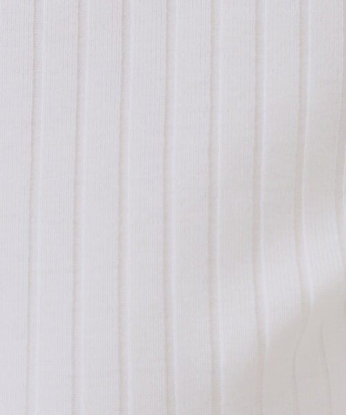 OPAQUE.CLIP（オペークドットクリップ）の「汗染み防止 ボートネックリブカットソー【洗濯機洗い可/抗ピル】（Tシャツ/カットソー・レディース・グレー/ブラック/ホワイト/ダークブラウン・38/40）」の12枚目の写真