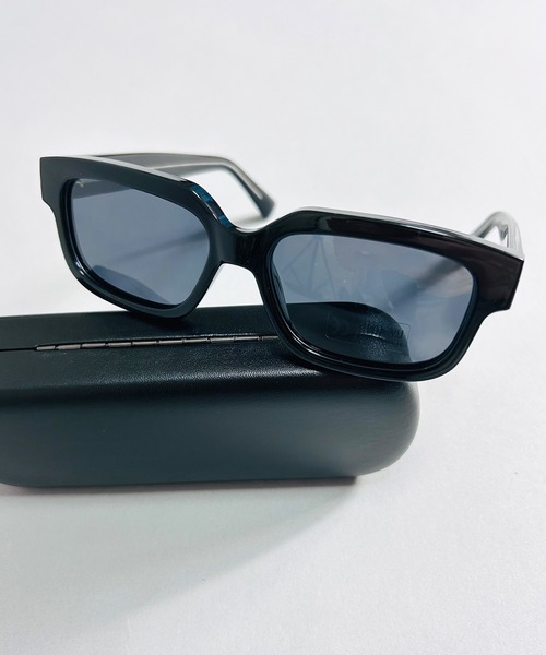 BEATJIVE（ビートジャイブ）の「サングラス スクエア ケース付き メンズ レディース（サングラス・メンズ・グレー/ブラック・FREE）」の3枚目の写真