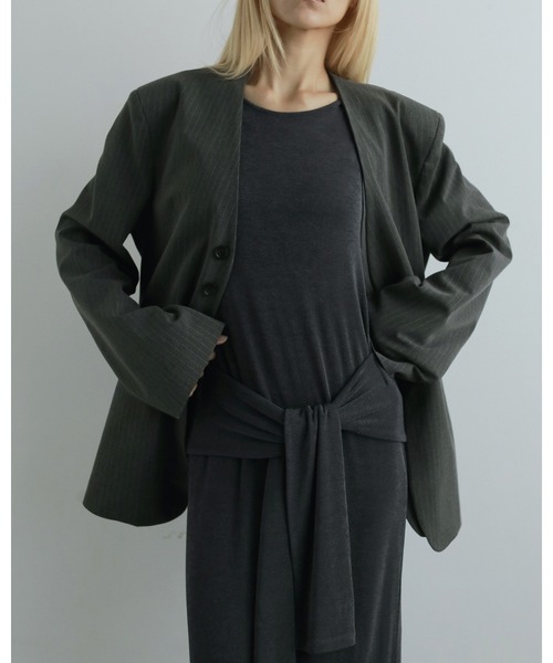 anuke（アンヌーク）の「Layered Onepiece（ワンピース・レディース・チャコールグレー/ブラウン・36inch/38inch）」の17枚目の写真