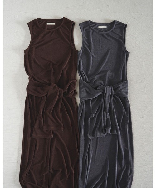 anuke（アンヌーク）の「Layered Onepiece（ワンピース・レディース・チャコールグレー/ブラウン・36inch/38inch）」の18枚目の写真