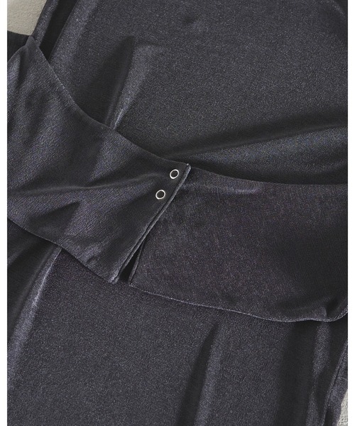 anuke（アンヌーク）の「Layered Onepiece（ワンピース・レディース・チャコールグレー/ブラウン・36inch/38inch）」の4枚目の写真