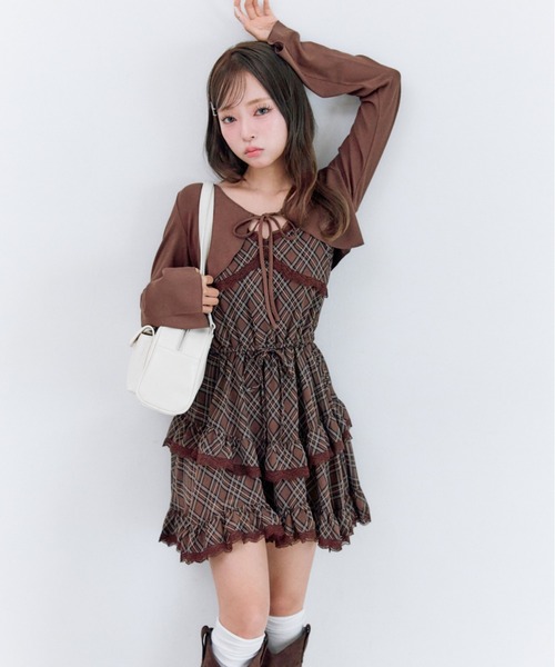 チュニックキャミ　olivedesolive OLIVE des OLIVE/【OLIVE des OLIVE】チュニックキャミソール