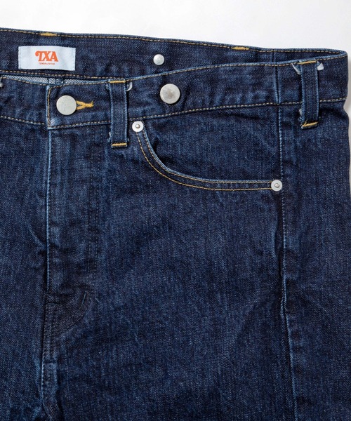 TXA（ティーエックスエー）の「Box-shaped Jeans Washed Indigo（デニムパンツ・メンズ・ワンウォッシュ・2/1）」の3枚目の写真