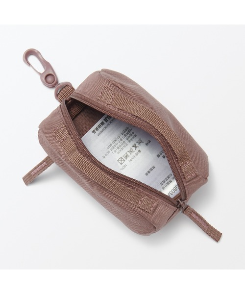無印良品（ムジルシリョウヒン）の「ミニ　撥水ボストンバッグ（コインケース・メンズ・ブラウン系/ブラック/ダークベージュ・FREE）」の11枚目の写真