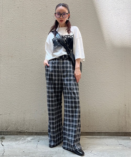 Narcissus（ナルシス）の「プリントTシャツ/ヴィンテージ風プリントTシャツ《動画あり》（Tシャツ/カットソー・レディース・ホワイト/ブラック・FREE）」の14枚目の写真