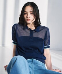 BIANCA（ビアンカ）の「【デイリーユース】シアースポーティーニットポロ（ニット/セーター）」