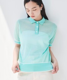 BIANCA（ビアンカ）の「【デイリーユース】シアースポーティーニットポロ（ニット/セーター）」