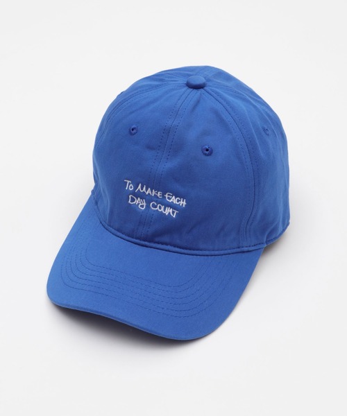 WEGO（ウィゴー）の「WEGO/フリーハンドロゴキャップ（キャップ・レディース・ブラック/ブルー・FREE）」の5枚目の写真