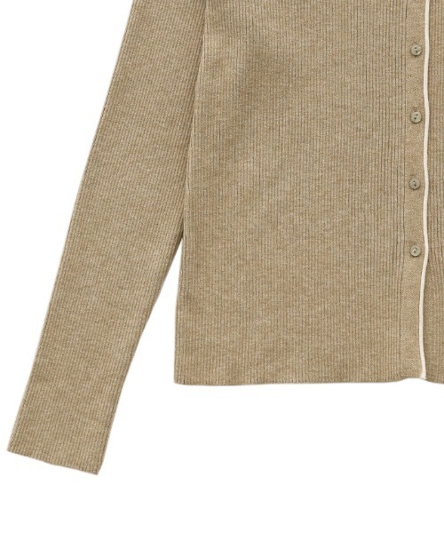 select MOCA Et（セレクトモカエト）の「【Et】Color linking Cardigan（カーディガン/ボレロ・レディース・グレー/グリーン/ベージュ/ブラック/ネイビー・FREE）」の17枚目の写真