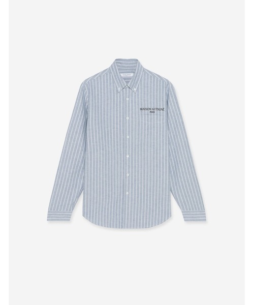 MAISON KITSUNE｜19SS ブロードストライプBDシャツ（３９） JP EXCLUSIVE STRPED BD SHIRT（シャツ/ブラウス）｜Maison Kitsune