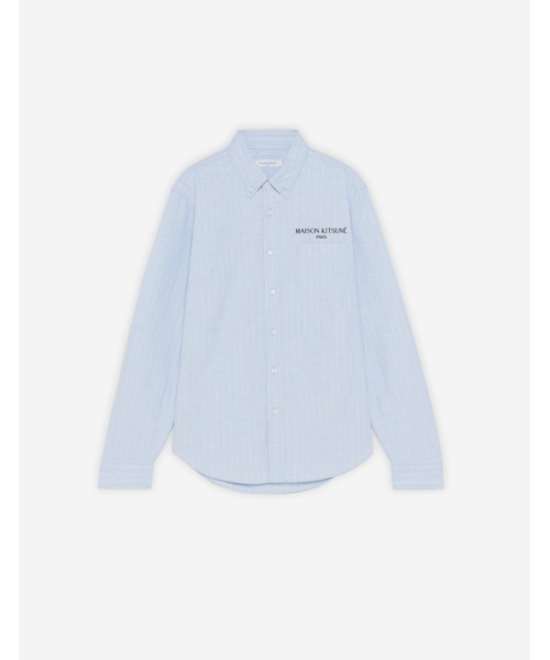 Maison Kitsune（メゾンキツネ）の「JP EXCLUSIVE STRPED BD SHIRT（シャツ/ブラウス・メンズ・ホワイト/ブルー・M/L/XS/S/XL）」の2枚目の写真