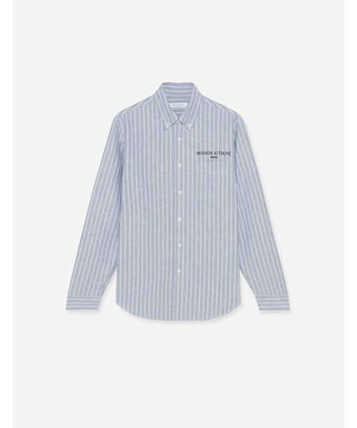 Maison Kitsune(メゾンキツネ)の「JP EXCLUSIVE STRPED BD SHIRT(シャツ/ブラウス・メンズ・ホワイト/ブルー/ネイビー/グリーン・M/L/XS/S/XL)」の11枚目の写真