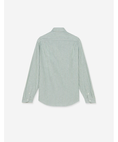 Maison Kitsune(メゾンキツネ)の「JP EXCLUSIVE STRPED BD SHIRT(シャツ/ブラウス・メンズ・ホワイト/ブルー/ネイビー/グリーン・M/L/XS/S/XL)」の10枚目の写真