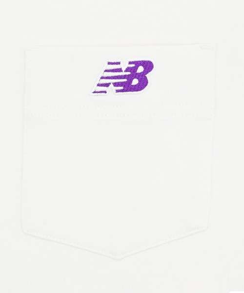 NEW BALANCE(ニューバランス)の「NB刺繍ポケットロングスリーブTシャツ(Tシャツ/カットソー・メンズ・オフホワイト/ヘザーグレー/ネイビー/グリーン・SMALL/LARGE/MEDIUM/X-LARGE/XX-LARGE)」の7枚目の写真