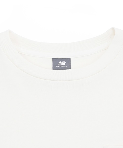 NEW BALANCE(ニューバランス)の「NB刺繍ポケットロングスリーブTシャツ(Tシャツ/カットソー・メンズ・オフホワイト/ヘザーグレー/ネイビー/グリーン・SMALL/LARGE/MEDIUM/X-LARGE/XX-LARGE)」の8枚目の写真