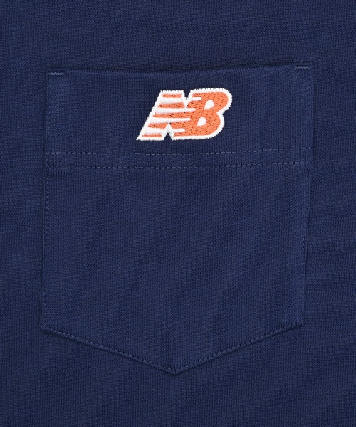 NEW BALANCE(ニューバランス)の「NB刺繍ポケットロングスリーブTシャツ(Tシャツ/カットソー・メンズ・オフホワイト/ヘザーグレー/ネイビー/グリーン・SMALL/LARGE/MEDIUM/X-LARGE/XX-LARGE)」の13枚目の写真