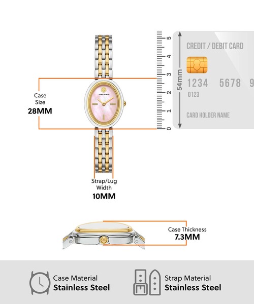 TORY BURCH(トリーバーチ)の「トリーバーチ 腕時計 レディース アナログ ステンレス TBW6039(アナログ腕時計・レディース・マルチ・FREE)」の4枚目の写真