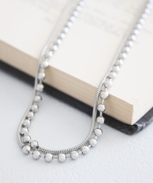 LEPSIM(レプシィム)の「ステンレスロングアレンジネックレス 587102(ネックレス・レディース・シルバー/シルバー系その他/シルバー系その他2・ONE SIZE)」の1枚目の写真