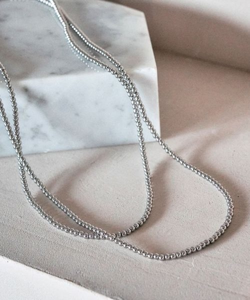 LEPSIM(レプシィム)の「ステンレスロングアレンジネックレス 587102(ネックレス・レディース・シルバー/シルバー系その他/シルバー系その他2・ONE SIZE)」の3枚目の写真
