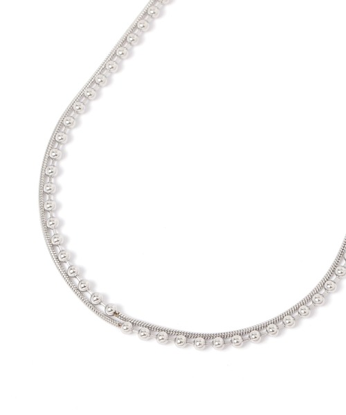 LEPSIM(レプシィム)の「ステンレスロングアレンジネックレス 587102(ネックレス・レディース・シルバー/シルバー系その他/シルバー系その他2・ONE SIZE)」の4枚目の写真