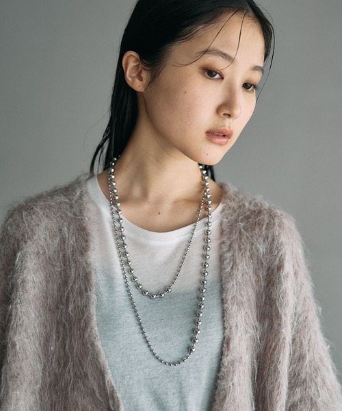 LEPSIM(レプシィム)の「ステンレスロングアレンジネックレス 587102(ネックレス・レディース・シルバー/シルバー系その他/シルバー系その他2/ブラック/シルバー系その他3/シルバー系その他4・ONE SIZE)」の15枚目の写真