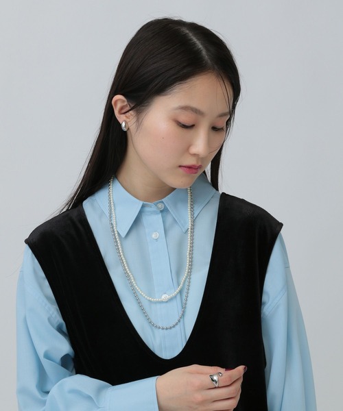 LEPSIM（レプシィム）の「ステンレスロングアレンジネックレス　587102（ネックレス・レディース・シルバー/シルバー系その他/シルバー系その他2/ブラック/シルバー系その他3/シルバー系その他4・ONE SIZE）」の18枚目の写真