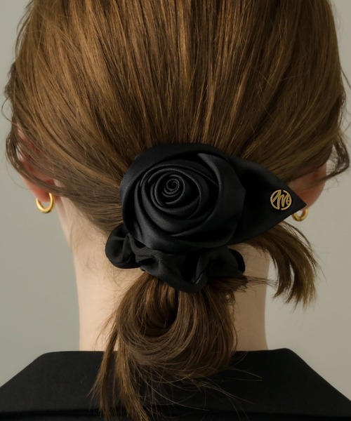 muku(ムク)の「CHOUCHOU / ROSE(シュシュ・レディース・ブラック・FREE)」の4枚目の写真