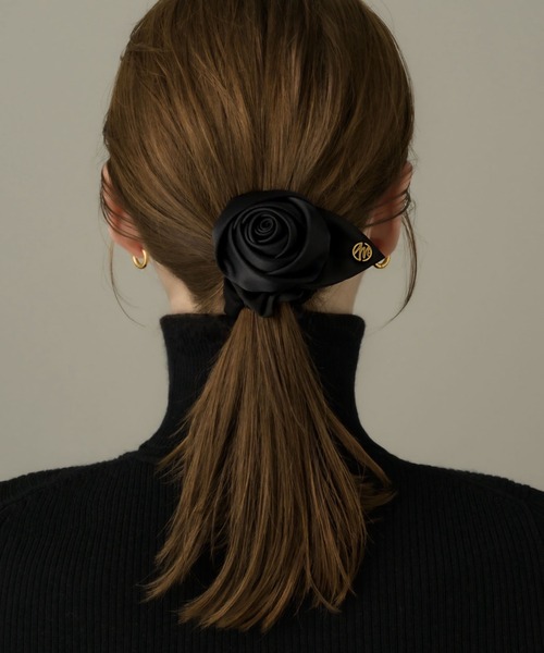 muku(ムク)の「CHOUCHOU / ROSE(シュシュ・レディース・ブラック・FREE)」の9枚目の写真