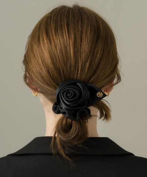 muku(ムク)の「CHOUCHOU / ROSE(シュシュ・レディース・ブラック・FREE)」の8枚目の写真