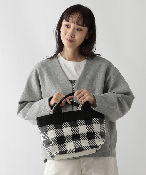 FOUND GOOD（ファウンドグッド）の「ガラミニトート（トートバッグ・レディース・ブラック/グレー系5/ホワイト系5・FREE）」の2枚目の写真