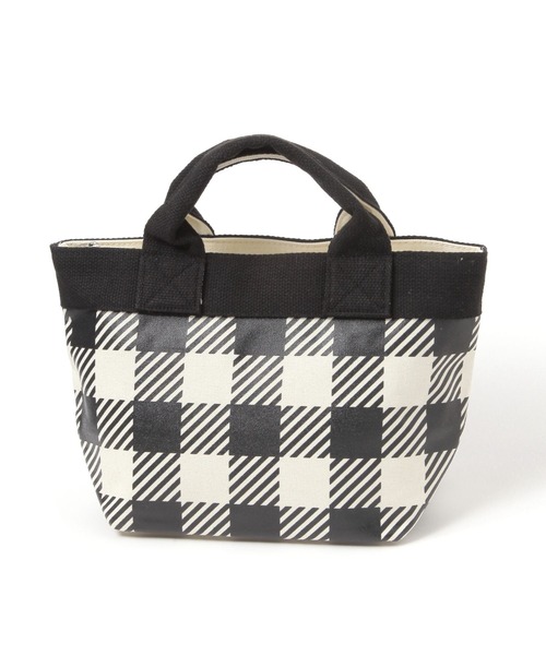 FOUND GOOD（ファウンドグッド）の「ガラミニトート（トートバッグ・レディース・ブラック/グレー系5/ホワイト系5・FREE）」の4枚目の写真