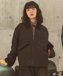 Zooodle(ズードル)のcorduroy collar denim jacket - コーデュロイカラーデニムジャケット -(デニムジャケット)