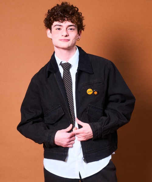 セール】Corduroy collar denim jacket - コーデュロイカラーデニム