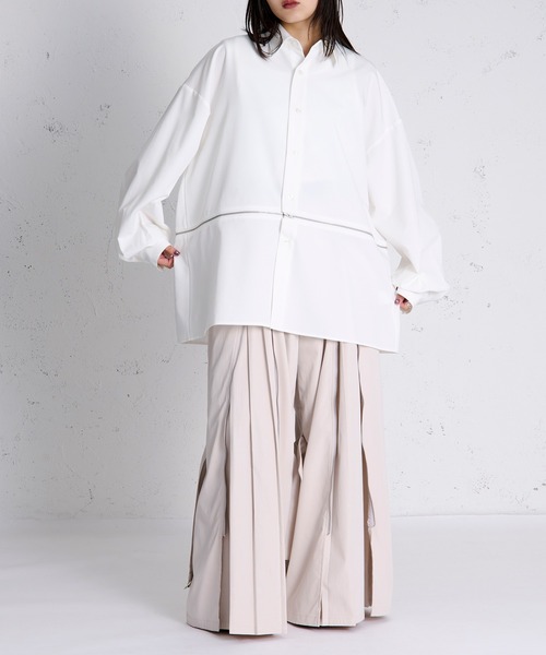 セール】2wayジップオーバーシャツ（シャツ/ブラウス）｜狐独（コドク