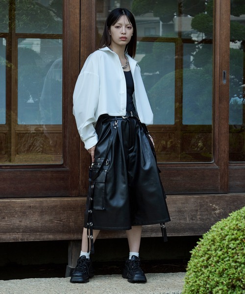 2wayジップオーバーシャツ（シャツ/ブラウス）｜狐独（コドク）の