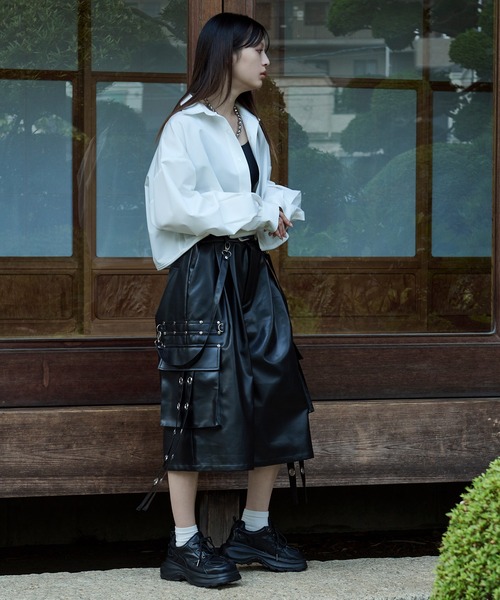 狐独（コドク）の「2wayジップオーバーシャツ（シャツ/ブラウス）」 - WEAR