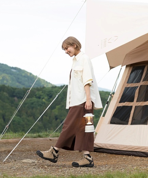S'more(スモア)の「Mesh pocket s/s shirt (メッシュポケットショートスリーブシャツ ) (SS)(シャツ/ブラウス・レディース・ホワイト/ベージュ・SMALL/MEDIUM/LARGE/X-LARGE)」の8枚目の写真