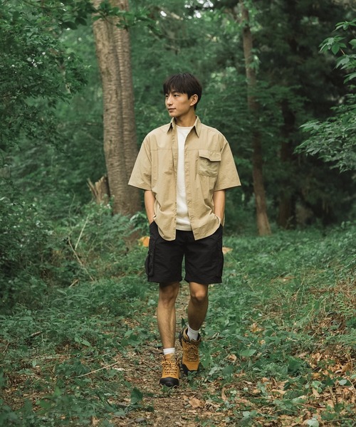 S'more(スモア)の「Mesh pocket s/s shirt (メッシュポケットショートスリーブシャツ ) (SS)(シャツ/ブラウス・レディース・ホワイト/ベージュ・SMALL/MEDIUM/LARGE/X-LARGE)」の10枚目の写真