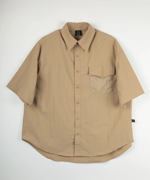 S'more(スモア)の「Mesh pocket s/s shirt (メッシュポケットショートスリーブシャツ ) (SS)(シャツ/ブラウス・レディース・ホワイト/ベージュ・SMALL/MEDIUM/LARGE/X-LARGE)」の19枚目の写真