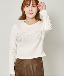 ⭐︎ STONE  ホワイト 長袖厚手カットソー XL ⭐︎ Vネック長袖カットソー / ストライプへリンボンリンクス