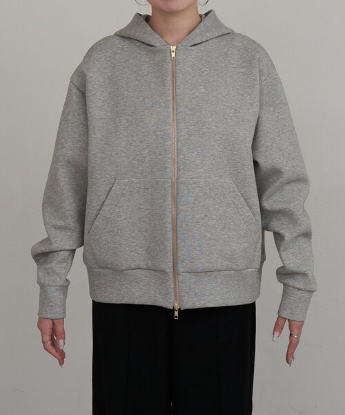 russet（ラシット）の「【再値下げ】ダンボールジップパーカー（Tシャツ/カットソー・レディース・グレー/アイボリー/ダークブラウン・FREE）」の22枚目の写真