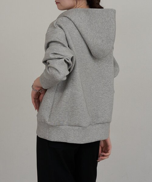 russet（ラシット）の「【再値下げ】ダンボールジップパーカー（Tシャツ/カットソー・レディース・グレー/アイボリー/ダークブラウン・FREE）」の5枚目の写真