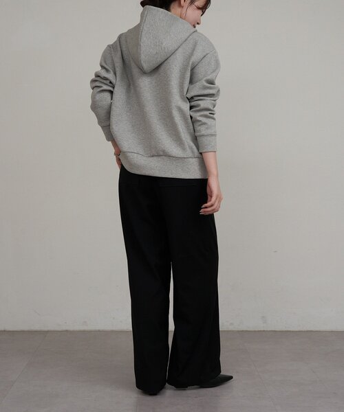 russet（ラシット）の「【再値下げ】ダンボールジップパーカー（Tシャツ/カットソー・レディース・グレー/アイボリー/ダークブラウン・FREE）」の9枚目の写真