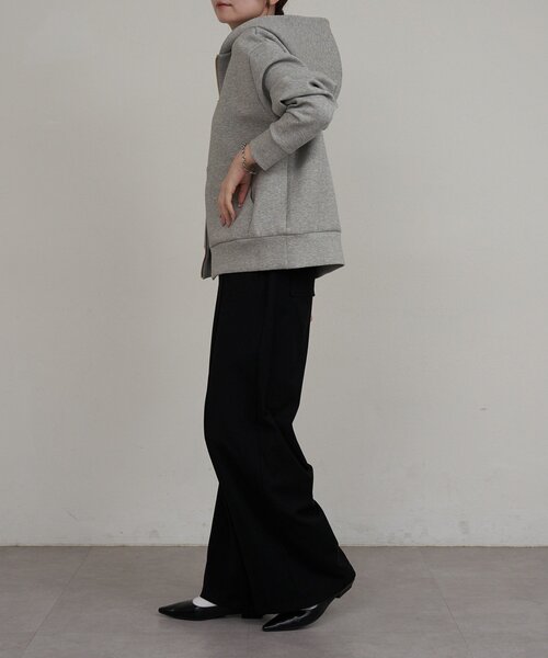 russet（ラシット）の「【再値下げ】ダンボールジップパーカー（Tシャツ/カットソー・レディース・グレー/アイボリー/ダークブラウン・FREE）」の10枚目の写真