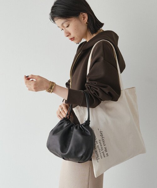 russet（ラシット）の「【再値下げ】ダンボールジップパーカー（Tシャツ/カットソー・レディース・グレー/アイボリー/ダークブラウン・FREE）」の11枚目の写真